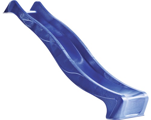 Toboggan à vagues plastique 300 cm bleu