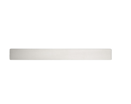 Plaque de montage REIKA Ovaro pour accessoires aimantés 45,7x5 cm brossée