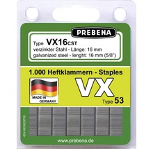 Agrafes Prebena type VX16 CST-B 1000 pcs-thumb-0