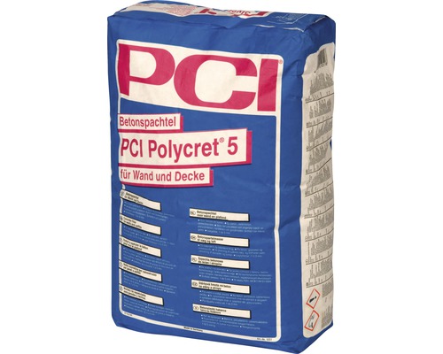 Mortier pour béton PCI Polycret® 5 pour murs et plafonds 25 kg