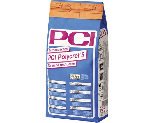PCI Polycret® 5 Betonspachtel für Wand und Decke 5 kg
