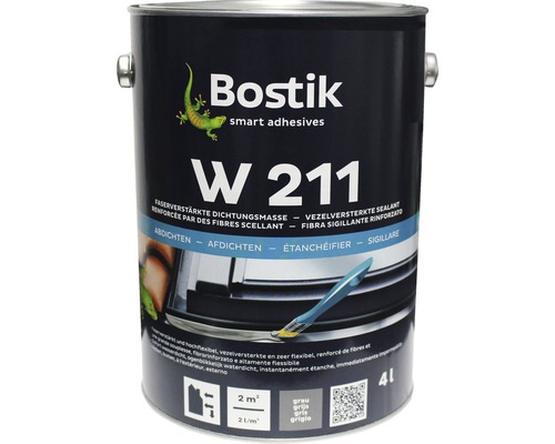 Bostik W 211 Faserverstärkte Dichtungsmasse 4 L