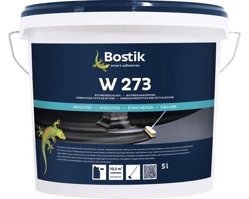 Vernis pour toits de bitume Bostik W 273 5 l