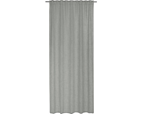 Rideau avec ruban de rideau Emotions 07 gris 140x255 cm