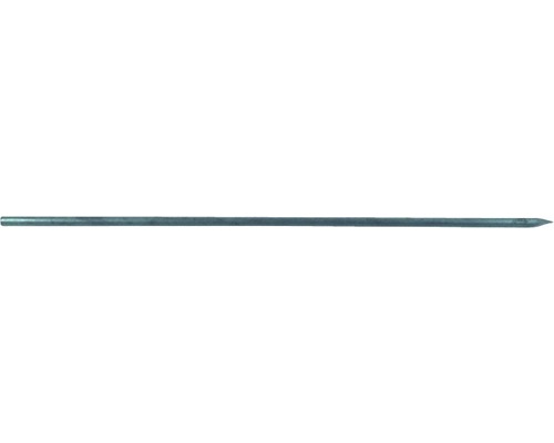 Clou à cordeau poteau à cordeau tige à cordeau piquet de fixation au sol tige en fer avec pointe 1 m Ø 18 mm