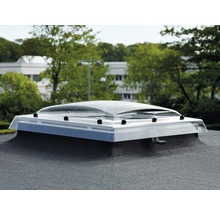 Fenêtre de toit plat coupole VELUX ISD 0100 verre acrylique opaque 90x90 cm (élément supérieur)-thumb-0