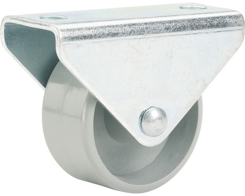 Roulette fixe pour appareils de transport, jusqu'à 50 kg, 45 x 48 x 19 mm