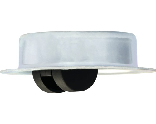 Roulette encastrée PA 30 mm, boîtier en acier 105 mm, palier lisse, PK4
