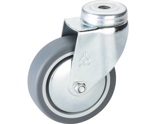 Roulette pivotante pour appareils de transport, jusqu''à 50 kg, 75 x 101 x 75 mm Roulette pivotante pour appareils de transport, jusqu''à 50 kg, 75 x 101 x 75 mm