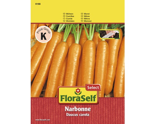 Carottes Narbonne semences de légumes FloraSelf® semences en ruban