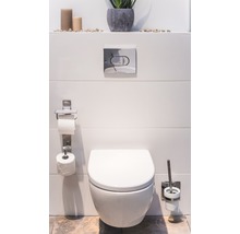 Support pour papier toilette REIKA Ovaro avec tablette magnétique chromé sans plaque de montage-thumb-7