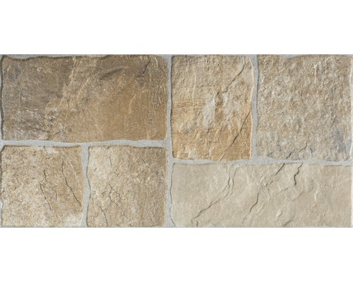 Carrelage pour sol et mur en grès cérame fin Aia grigio 30,5x61,5 cm