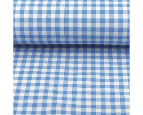 Tischdecke Papier karo blau-weiß 100 cm x 10 m