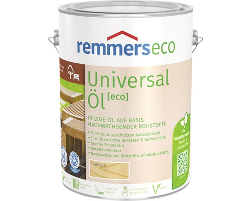 Peinture à l''huile pour bois universelle Remmers eco incolore 750 ml Peinture à l''huile pour bois universelle Remmers eco incolore 750 ml