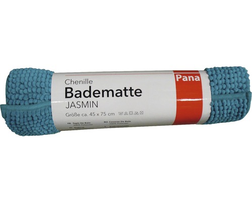 Badematte Chenille petrol
