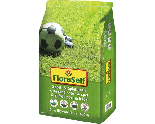 Rasensamen FloraSelf Sport- und Spielrasen 10 kg 400 m²