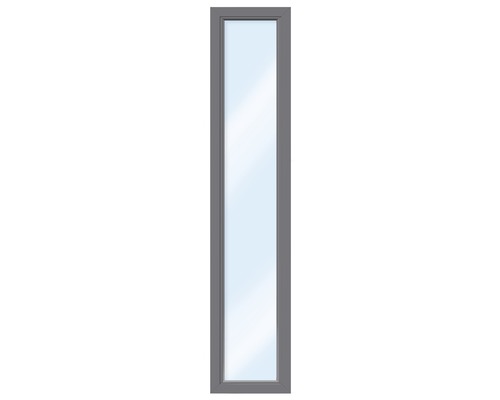 Kunststofffenster Festverglasung ESG ARON Basic weiß/anthrazit 650x1600 mm (nicht öffenbar)-0