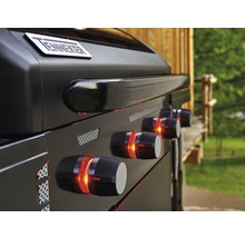 Barbecue à gaz Tenneker® Halo barbecue à gaz TG 3 3 feux + feu latéral, grille en fonte d'acier, système de plateforme, insert vitré dans le couvercle-thumb-5
