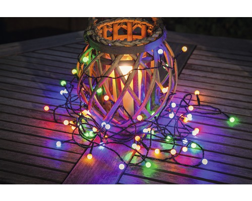 Guirlande lumineuse Konstsmide en globe 80 LED multicolore