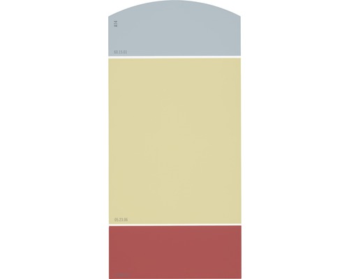Carte échantillon de peinture A14 Les couleurs classiques - Les années vingt dorées 21x10 cm