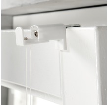 Store plissé duo Soluna avec guidage latéral, blanc, 45x130 cm-thumb-15