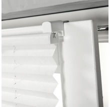 Store plissé Soluna avec guidage latéral, blanc, 40x130 cm-thumb-11