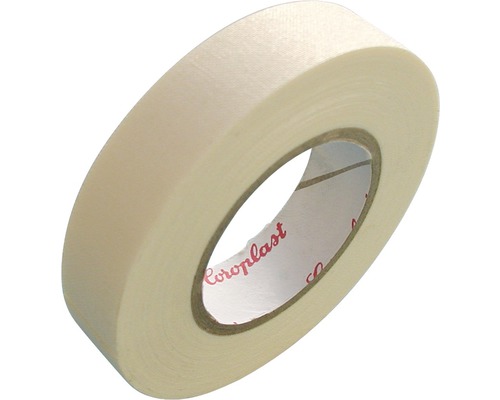 Bande textile isolante Coroplast l 15 mm x L 10 m blanc