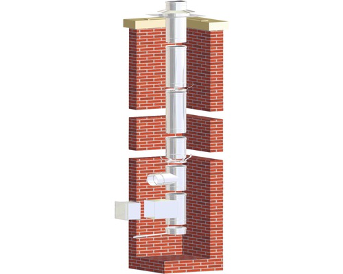 Kit d'assainissement de cheminée Jeremias EW-FU env. 10m Ø115mm