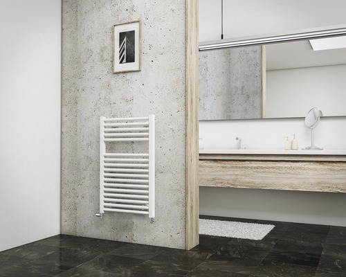 Radiateur de salle de bains München 775x400 mm blanc