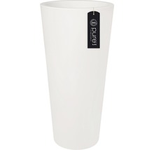 Vase elho Pure straight en plastique Ø 40 H 80 cm blanc-thumb-2