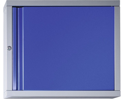 Armoire suspendue Industrial 590 x 438 x 299 mm 1 porte 1 tablette gris/bleu