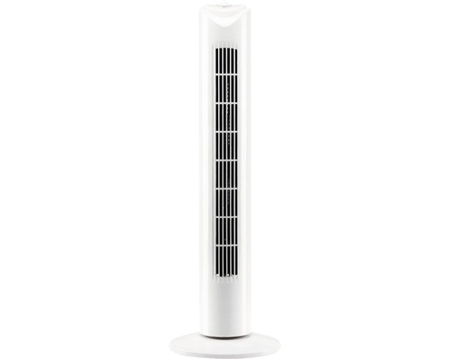 Ventilateur colonne Tower H 81 cm, blanc, 45 W