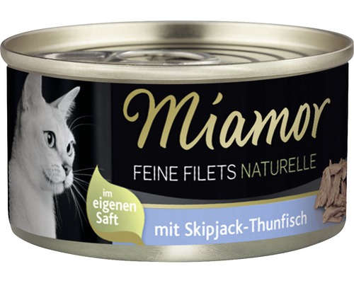 Pâtée pour chat Miamor filets fins Naturelle au thon 80 g-0