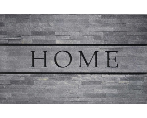 Paillasson Residence Home Stones gris 45x75 cm