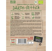 Kit de culture de pousses vertes tapis de recharge radis daikon bio-thumb-1