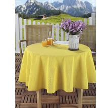 Nappe de table de jardin jaune Ø 160 cm-thumb-0