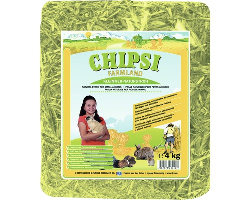 Litière en paille JRS Chipsi Farmland 4 kg