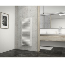 Radiateur de salle de bains Schulte Miami 1215x500mm blanc-thumb-1