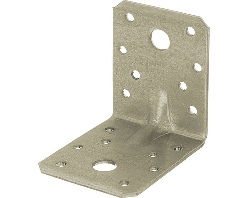 Équerre renforcée Duravis 90x90x65 mm beige perle 1 unité-0