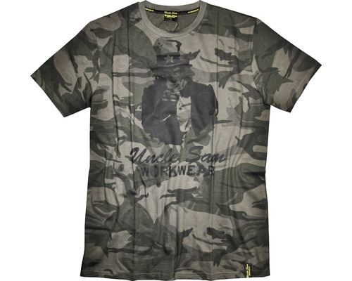 Uncle Sam T-Shirt Gr.2XL camouflage/schwarz