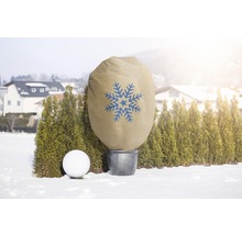 Housse d'hivernage décorative FloraSelf Protect XXL 2x1,4 m beige-thumb-1