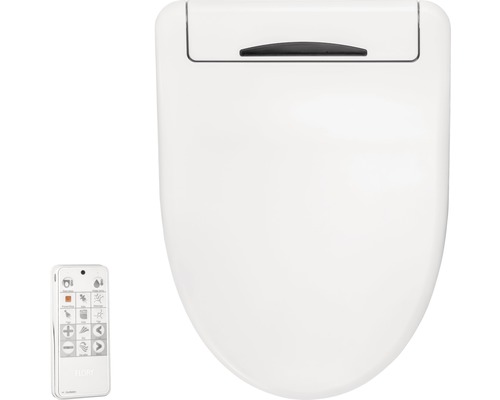 Abattant WC lavant Form&Style Panay blanc avec télécommande