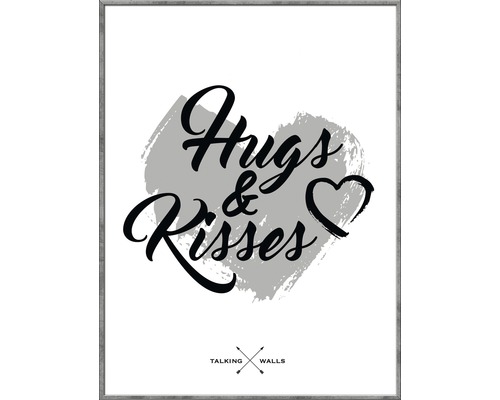 Image encadrée Hugs & Kisses 31x41 cm-0