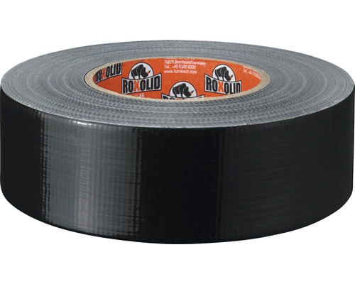 Bande textile Roxolid Profi Tape noir 50 m x 48 mm