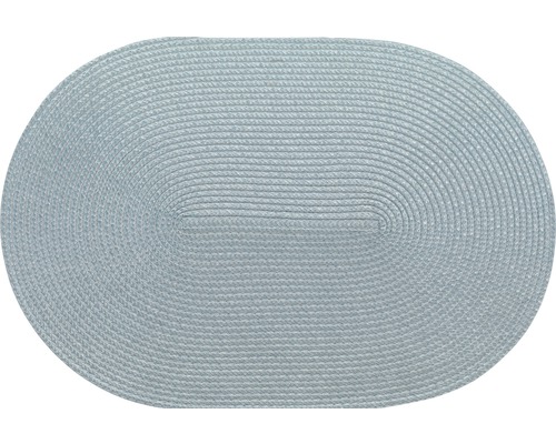 Set de table Woven ovale bleu 30x45 cm-0