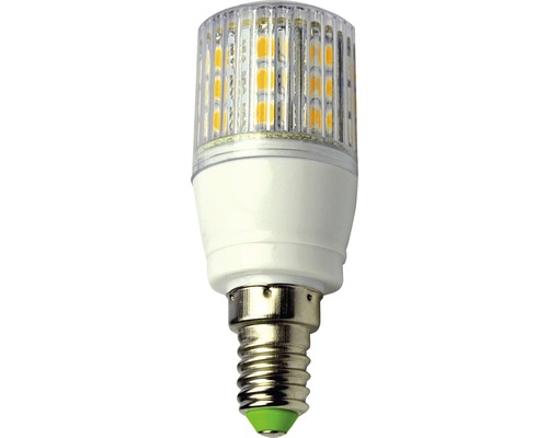 Ampoule tubulaire LED SMD Epistar E14/4W 330 lm 2700 K blanc chaud lot de 24 transparent/argent-0