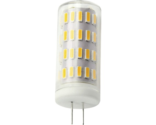 Ampoule à broche LED à intensité lumineuse variable G4/3,2W 360 lm 3000 K blanc chaud culot à broche SMD lot de 63 transparent/argent
