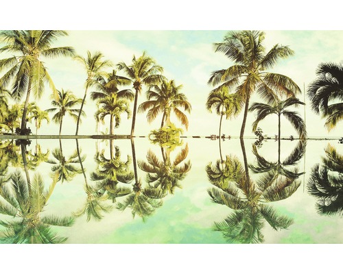 Papier peint panoramique intissé P012-VD4 Key West 4 pces 400 x 250 cm-0