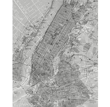 Papier peint panoramique intissé P033-VD2 NYC Map 2 pces 200 x 250 cm-thumb-0