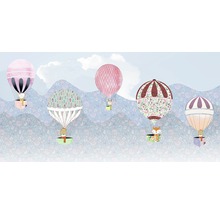 Papier peint panoramique intissé P038-VD5 Happy Balloon 5 pces 500 x 250 cm-thumb-0